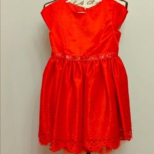 Red dressy dress